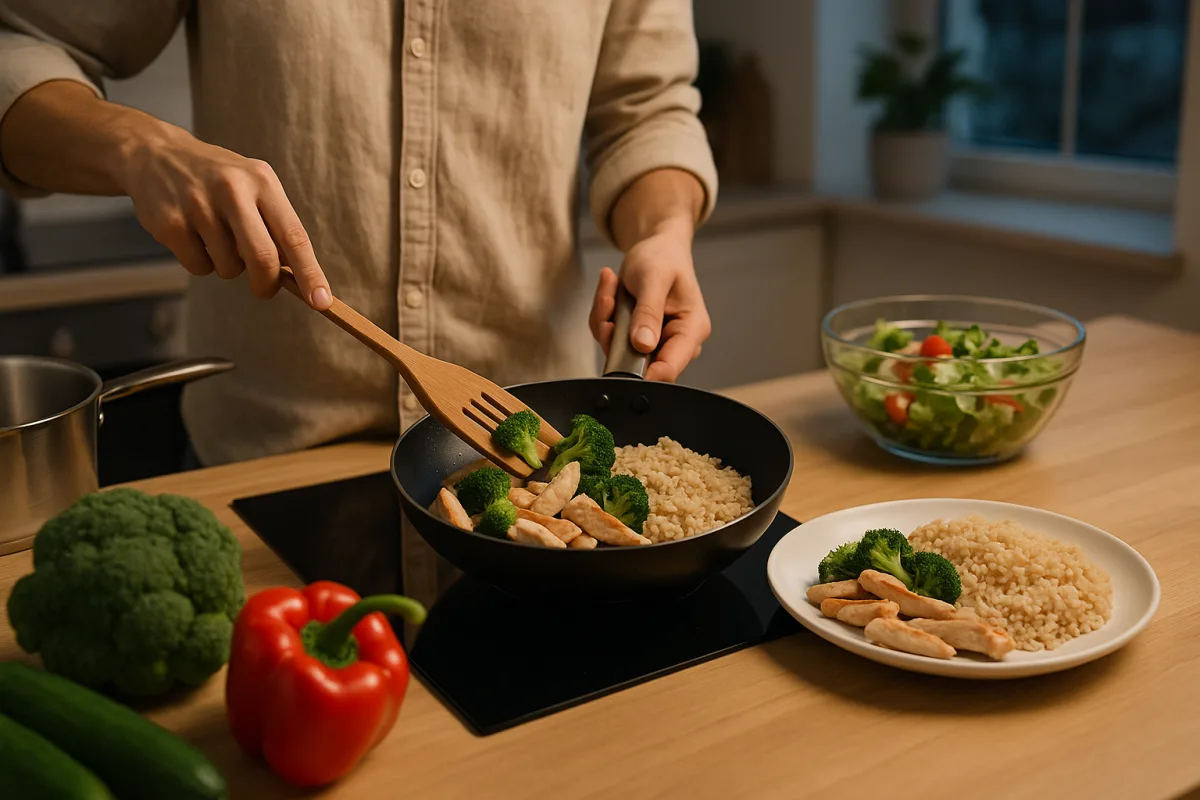 Cucinare pasti semplici e sani in poco tempo: la tecnica che ottimizza la preparazione serale