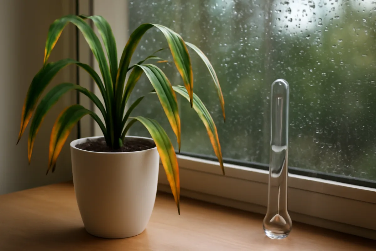 Punte delle foglie che ingialliscono: il ruolo dell'umidità che nessuno considera