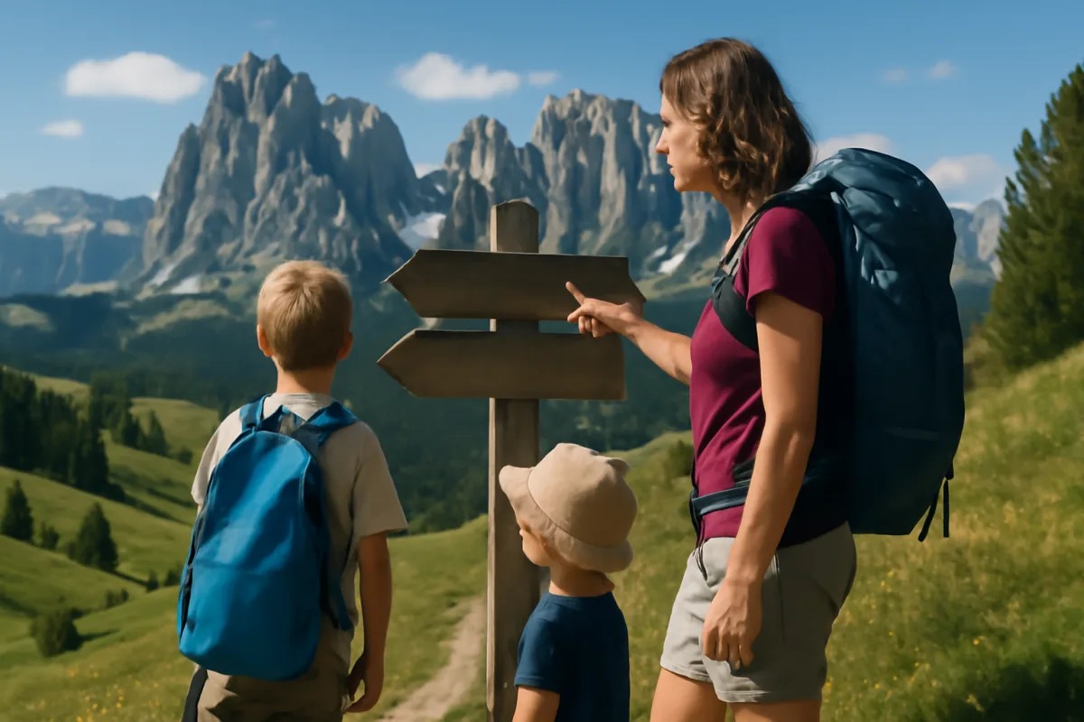 Dolomiti in estate con bambini piccoli: il dislivello che fa la differenza sulla scelta